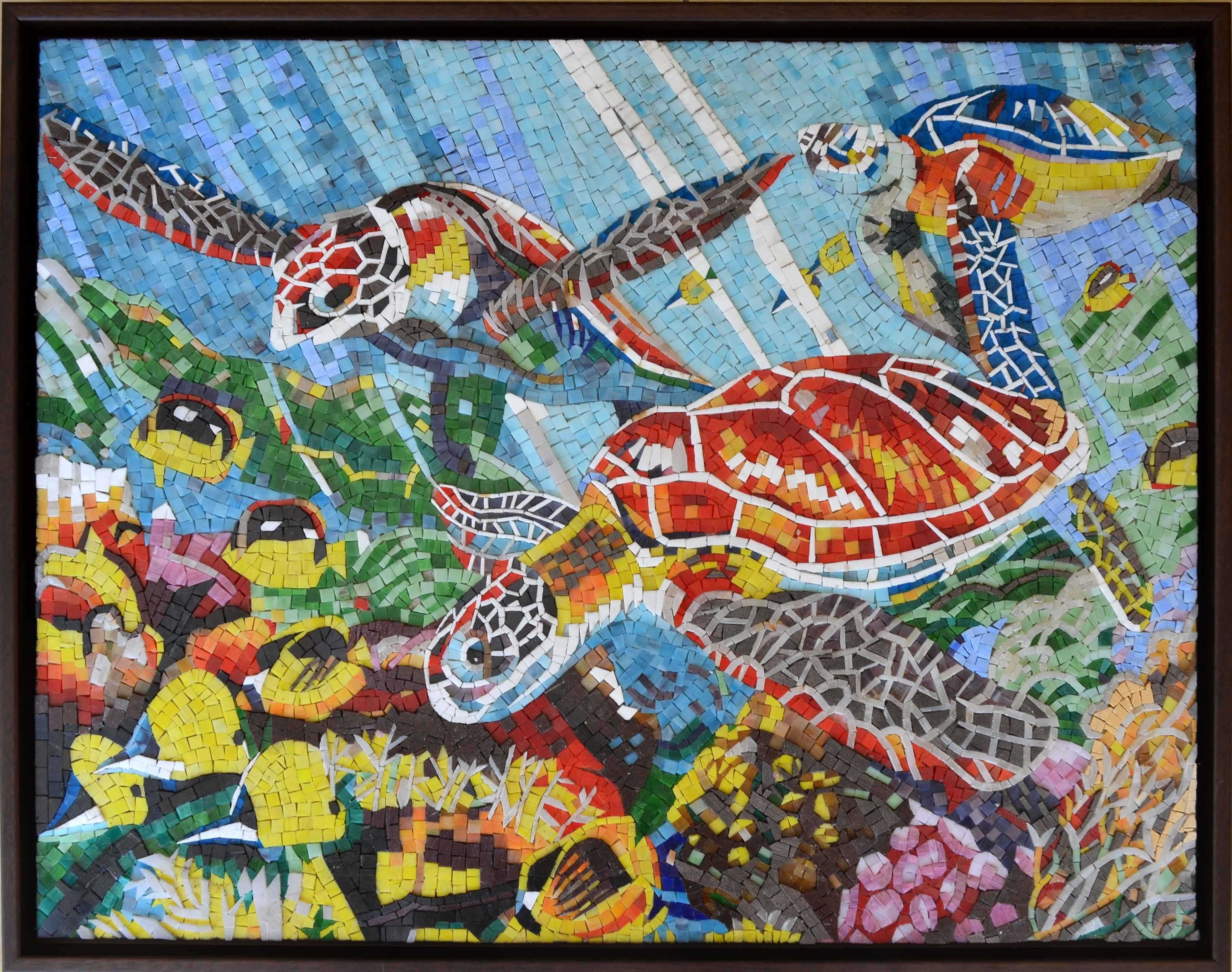 Mosaic Sea Turtle